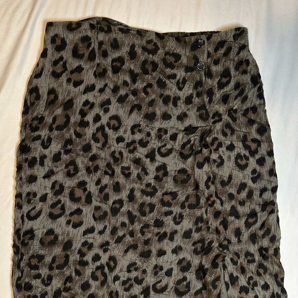 Leopard Print Skirt
